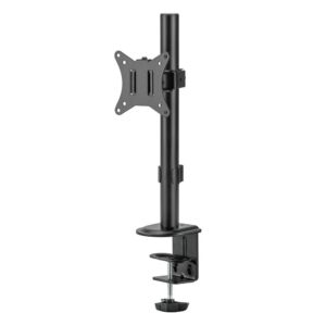 Suporte para 1 Monitor para Secretária 17" a 32" Rotação e Inclinação