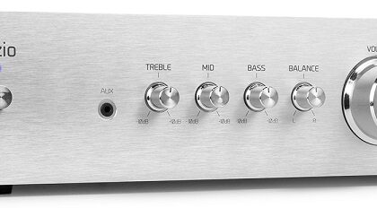 Amplificador Hi-Fi 400W 2 Canais Alumínio (AD200A) - AUDIZIO