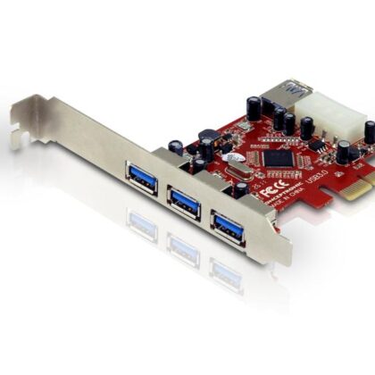 Placa PCI Express 4 Portas USB 3.0 - C4USB3EXI - CONCEPTRONIC