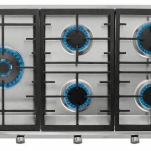 Placa a Gás EX 90.1 5G AI AL DR LEFT CI 5 Zonas 12050W (Inox) - TEKA