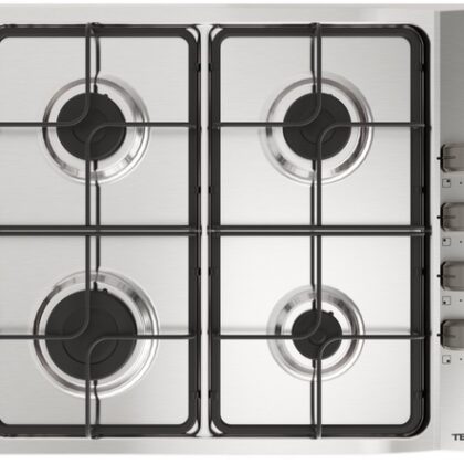 Placa 4 Bocas a Gás E/60.3 40 LB 7500W (Inox) - TEKA