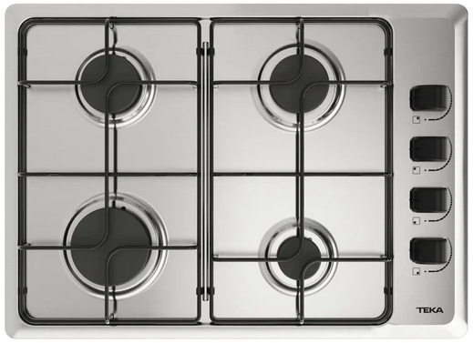 Placa a Gás Natural HLX 540 KL Encastre 60cm 4 Zonas 7500W (Inox) - TEKA