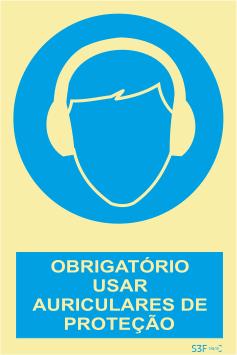 Sinais de Obrigação - Fotoluminescente (150mmx200mm)
