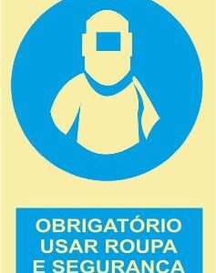 Sinais de Obriga??o - Fotoluminescente (150mmx200mm)