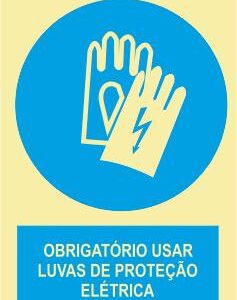 Sinais de Obrigação - Fotoluminescente (150mmx200mm)
