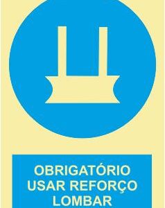 Sinais de Obrigação - Vinil 150x200mm