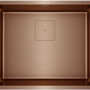 Lava Loiça Retangular Encastrado FlexLinea RS15 50.40 Metallic Edition (Cobre) - TEKA