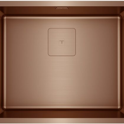 Lava Loiça Retangular Encastrado FlexLinea RS15 50.40 Metallic Edition (Cobre) - TEKA