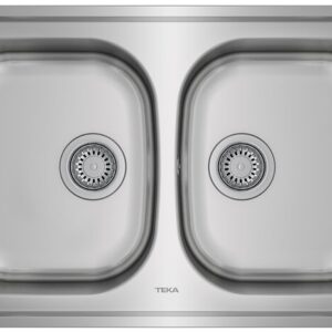 Lava Loiça Duplo Universe 80 T-XP 2B (Inox) - TEKA