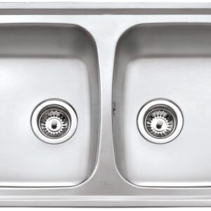 Lava Loiça Duplo de Encastre Starbright 80 E-XP 2B (Inox) - TEKA