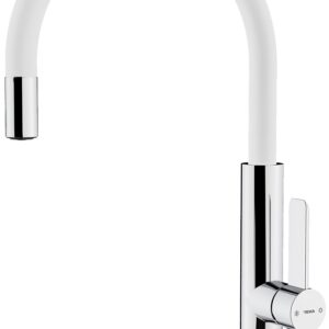 Torneira Misturadora FOT 995 WHITE c/ Cano Alto Giratório (Branco) - TEKA