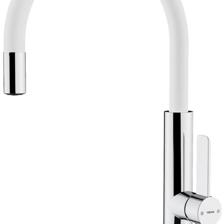Torneira Misturadora FOT 995 WHITE c/ Cano Alto Giratório (Branco) - TEKA