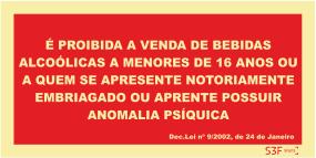 Sinais de Proibi??o - Vinil 200x100mm