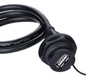 Cabo USB 2.0 c/ Tomada Macho ? F?mea IP65 (1 metro)