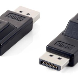 Ficha Adaptadora DisplayPort Macho - miniDisplayPort Femea - EQUIP