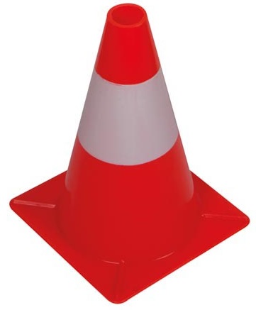 Cone de Sinalização em PVC (30cm) - PEREL