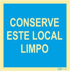 Sinal de Informa??o - PVC Opaco 150x150mm