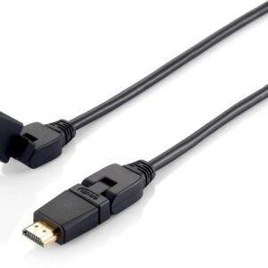 Cabo HDMI 2.0 Macho - Macho Swivel (3 mts) - EQUIP
