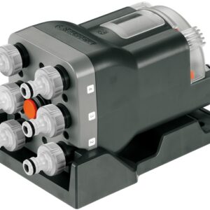 Distribuidor de Rega Automático de 6 Saídas (Preto) - GARDENA