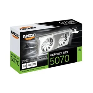 INNO3D RTX 5070 TWIN X2 OC WHITE 12GB GRAPHICS CARD