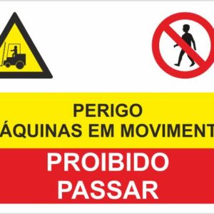 Sinal Composto - Fotoluminescente 1F. 400x300mm