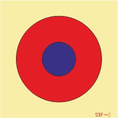Sinais da Marinha - Vinil 200x200mm