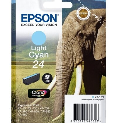 Tinteiro Original Epson nº24 Azul Claro