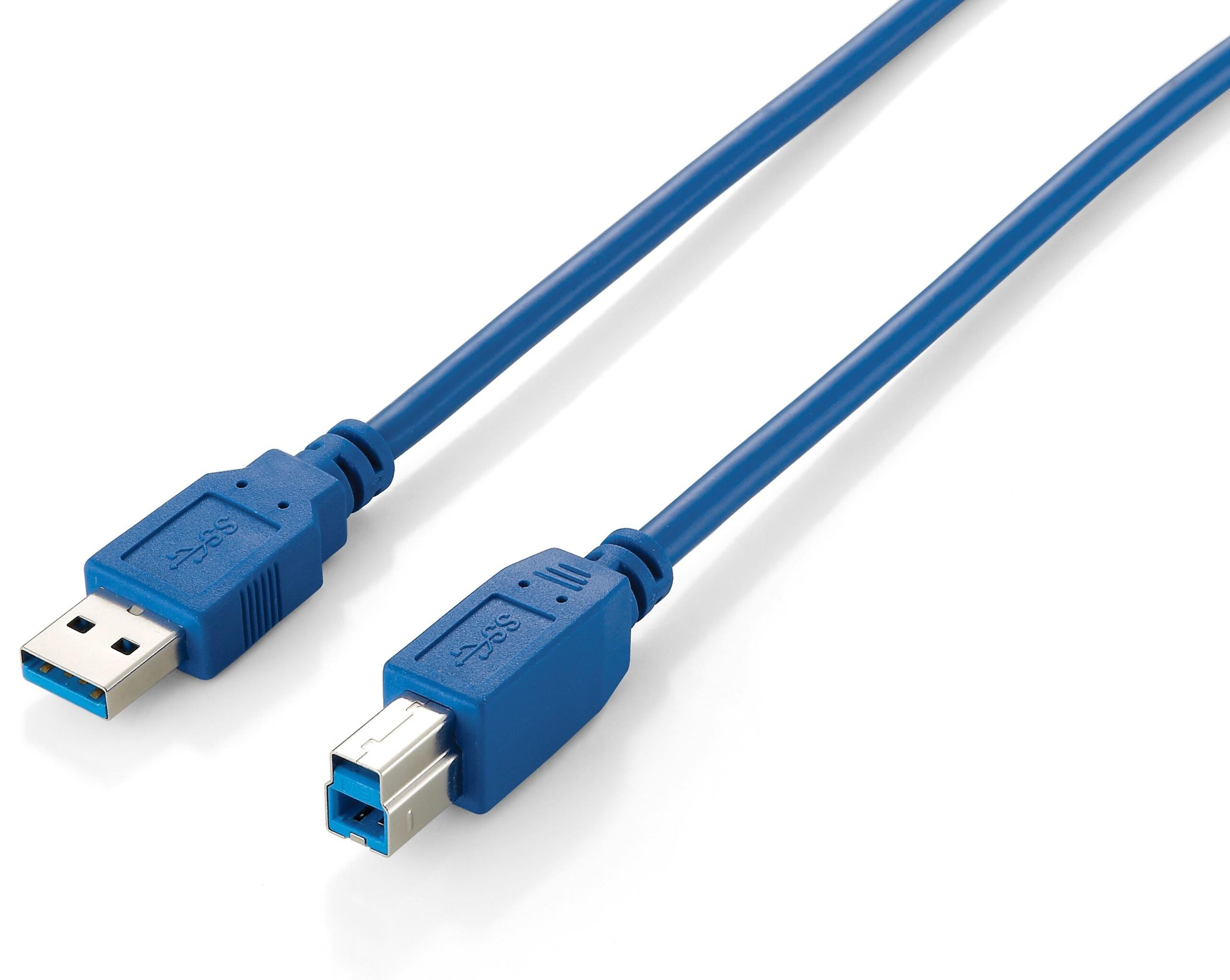 Cabo USB3.0 A Macho - USB3.0 B Macho Azul (3 mts) - EQUIP