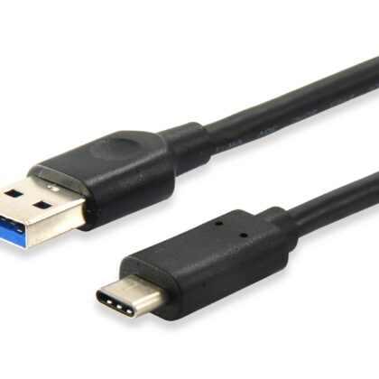 Cabo USB 3.1 A Macho - USB C Macho (1 metro) - EQUIP