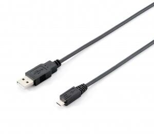 Cabo USB 2.0 A Macho - USB Micro B Macho (1 metro) - EQUIP