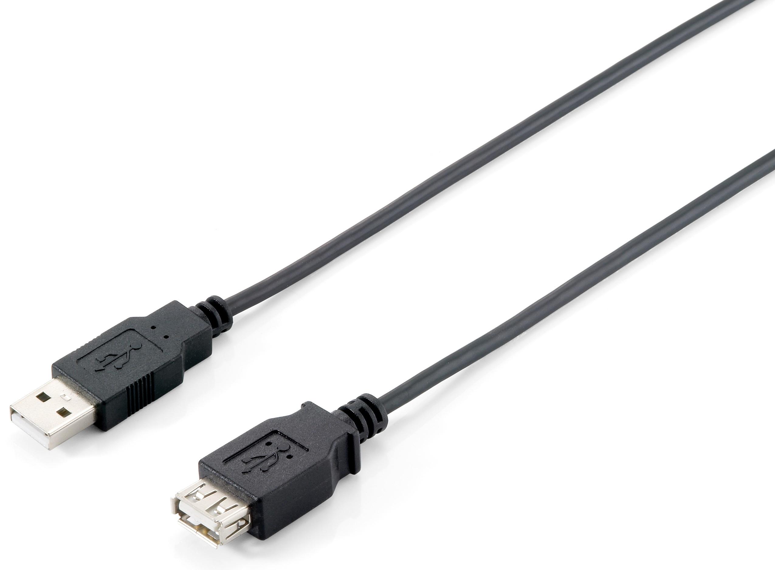 Cabo Extensão Macho-Fêmea USB 2.0 A-A (1,8 mts) - EQUIP