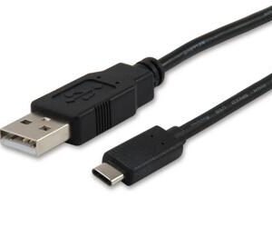 Cabo USB 2.0 A Macho - USB C Macho (1 metro) - EQUIP