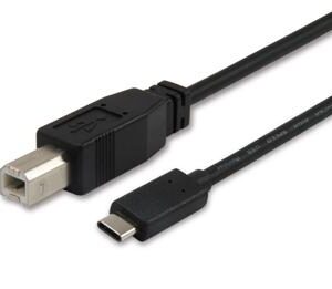 Cabo USB 2.0 B Macho - USB C Macho (1 metro) - EQUIP
