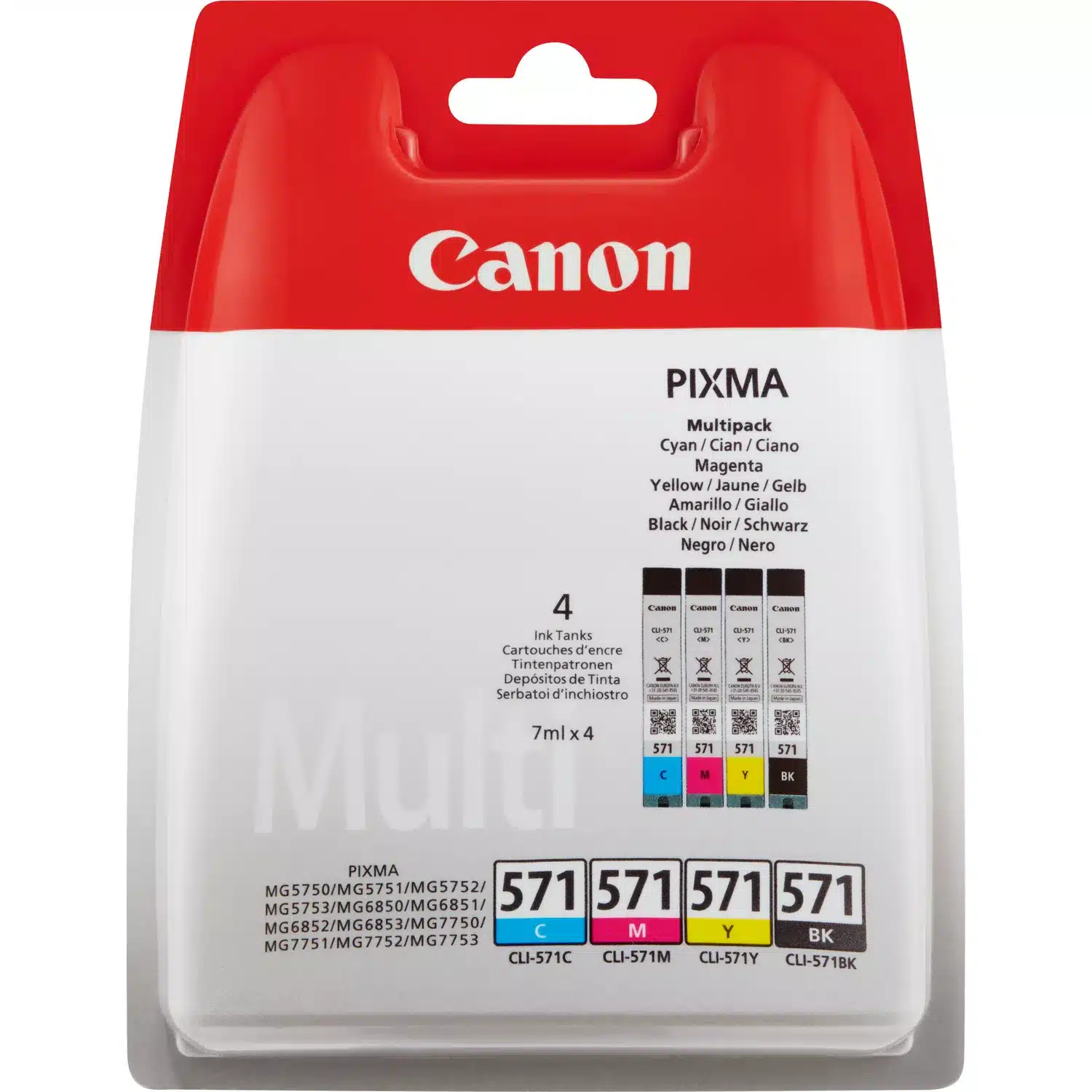 Tinteiro Original Canon CLI571 Multipack