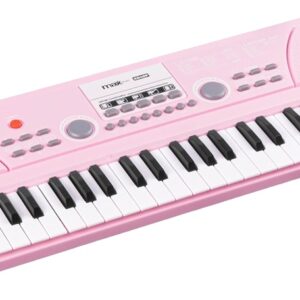 Teclado Musical Electrónico 49 Teclas c/ Bateria e Microfone (KD49P) - MAX
