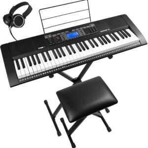 Kit Premium Teclado Eletrónico 61 Teclas + Acessórios (Rhapsody61) - MAX