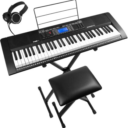 Kit Premium Teclado Eletrónico 61 Teclas + Acessórios (Rhapsody61) - MAX