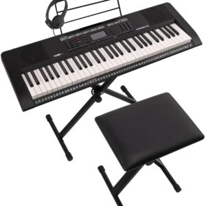 Kit Premium Teclado Eletr?nico 61 Teclas + Acess?rios (Rhapsody61M) - MAX