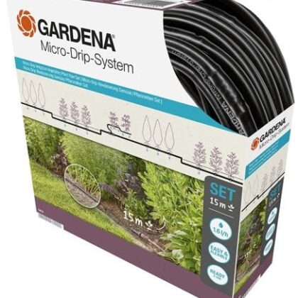 Sistema de Rega Starter Set Planted Rows S (15 mts) - GARDENA