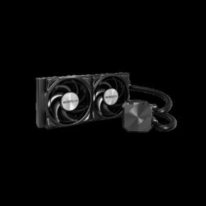 VEN CPU REF LIQUIDA MONTECH HYPERFLOW S240 B 2VENT 120MM/INTEL-AMD/ARGB/BLACK HYPER FLOW SILENT 240 BLACK