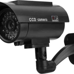 Camara Falsa a Energia Solar c/ LED Infravermelho (Preto)