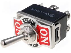 Interruptor Alavanca ON-OFF-ON Bipolar
