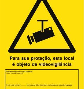 Sinal de Condomínio - Vinil 150x200mm