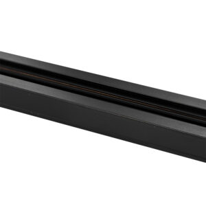 Calha Track Light p/ Projectores 2 Vias (2 mts) - Preto