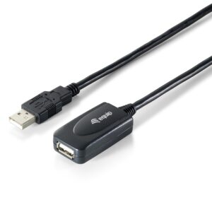 Cabo Extensão Amplificado USB2.0 A Macho - USB2.0 A Femea (5 mts) - EQUIP