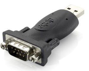 Ficha Adaptadora USB A Macho - DB9 Serie Macho - EQUIP