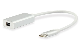 Conversor USB Tipo C Macho - Mini DisplayPort Femea - EQUIP