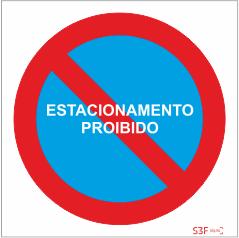 Sinais de Parque de Estacionamento - Fotoluminescente 1F. 200x200mm