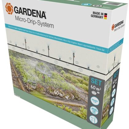 Sistema de Rega Gota a Gota Micro-Drip (60m²) - GARDENA