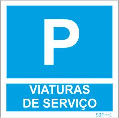 Sinais de Parque de Estacionamento - Fotoluminescente 1F. 300x300mm